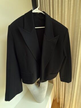 Black Women's Blazer Jacket - Size 36